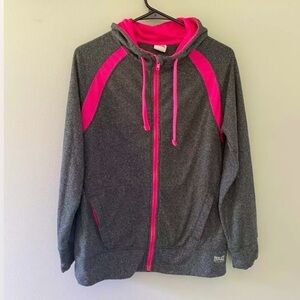 🎉4/$25 Everlast Sport Gray Cozy Fleece Full Zip Up Hoodie Women’s Medium